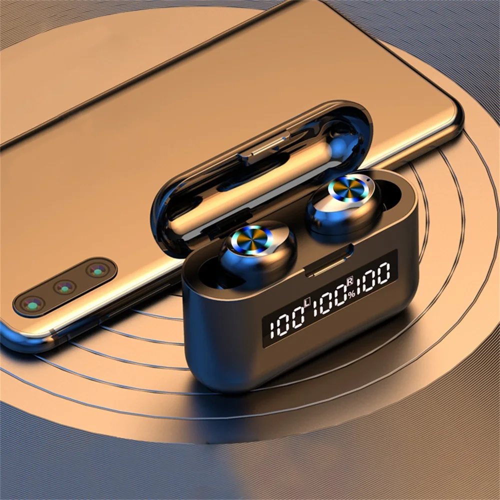 

Беспроводные Bluetooth-наушники X35 TWS с шумоподавлением светодиодный зарядным футляром