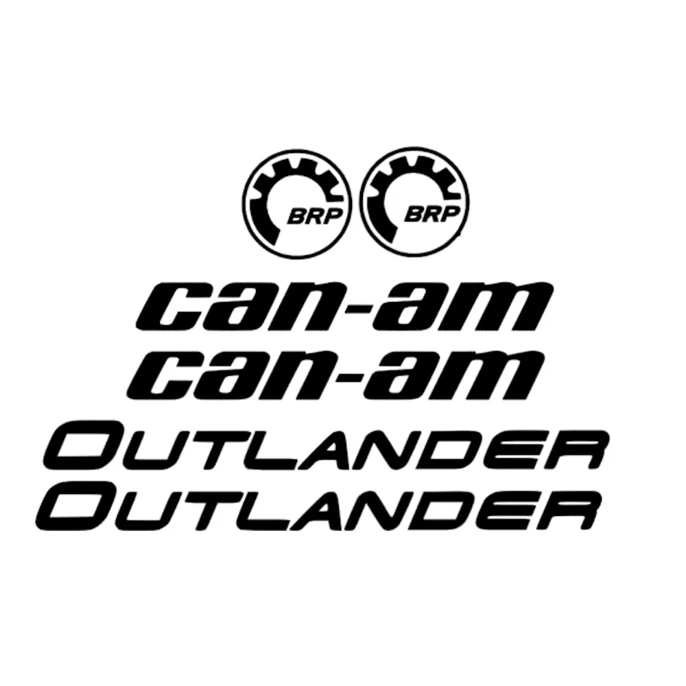 

Car Sticker Classic for CAN-AM TEAM Outlander Maverick LOGO BRP STICKER DECAL EMBLEM Sunscreen Waterproof PVC,30cm*20cm