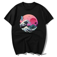 the great retro wave japanese anime t shirt harajuku streetwear cotton camisetas hombre men vaporwave tee cool hip hop t shirt