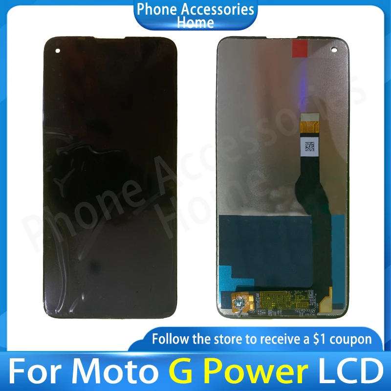 

ЖК-дисплей 6,6 дюйма для MOTOROLA MOTO G POWER, ЖК-дисплей с сенсорным экраном и дигитайзером в сборе, ЖК-дисплей для moto G power LCD
