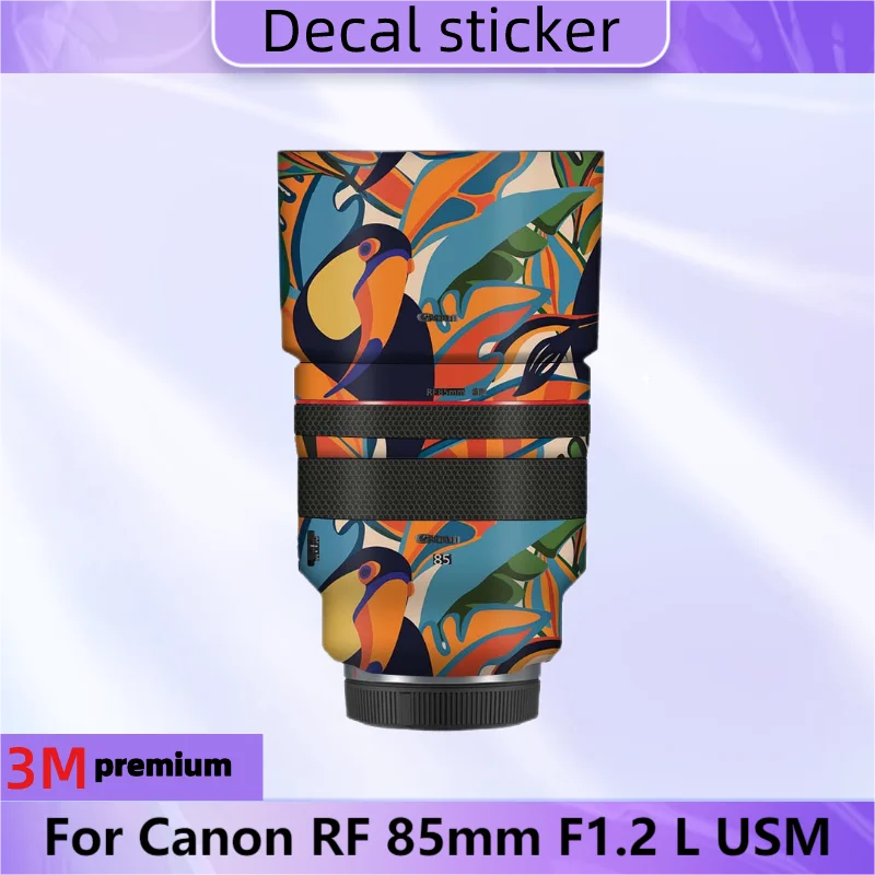 Для Canon RF 85 мм F1.2 L USM наклейка на объектив защитная кожу пленка защита от царапин