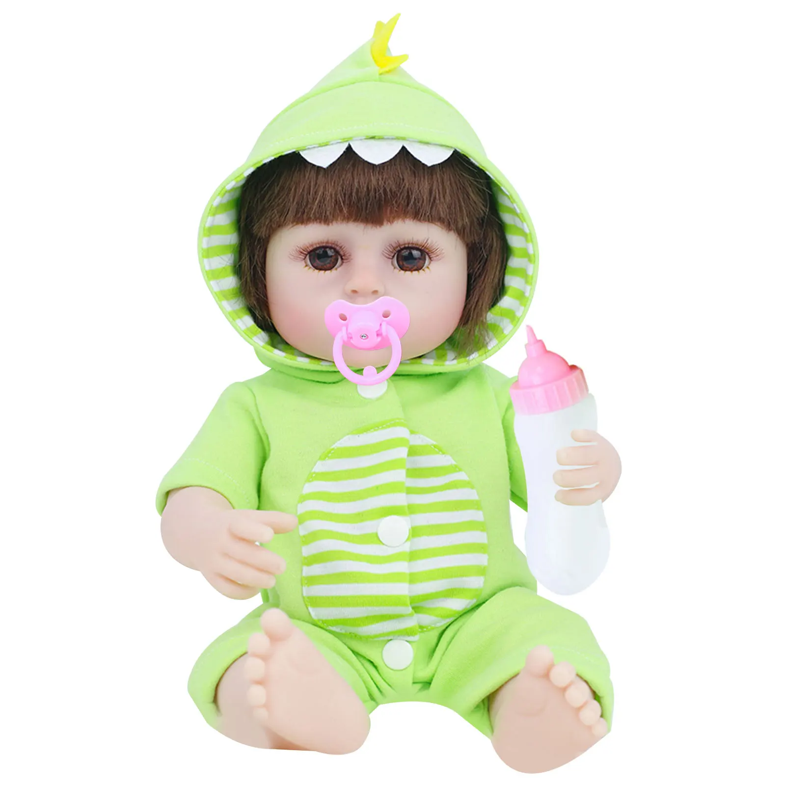 

Babies Dolls For Toddlers Kids Companionship Dolls With Eyes Thick Hair Sweet Cheek Vinyl Companionship Dolls With Clothes