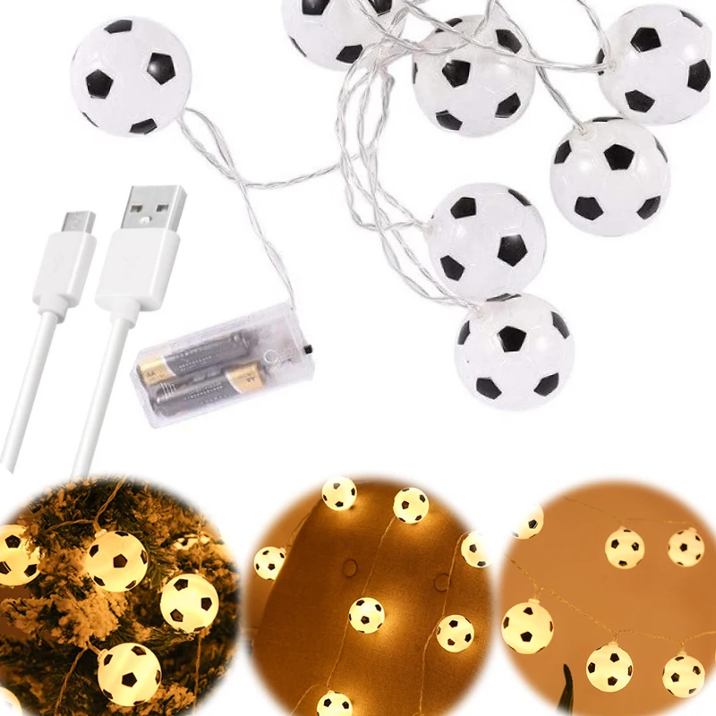 

Гирлянда для футбольного мяча, 1,5/3 м, с питанием от USB