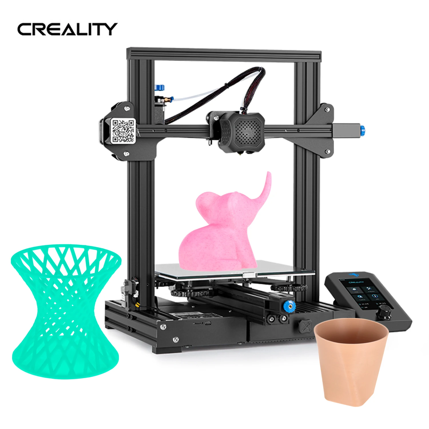 Набор для 3D-принтера Creality 3D Ender-3 V2 цельнометаллическая интегрированная
