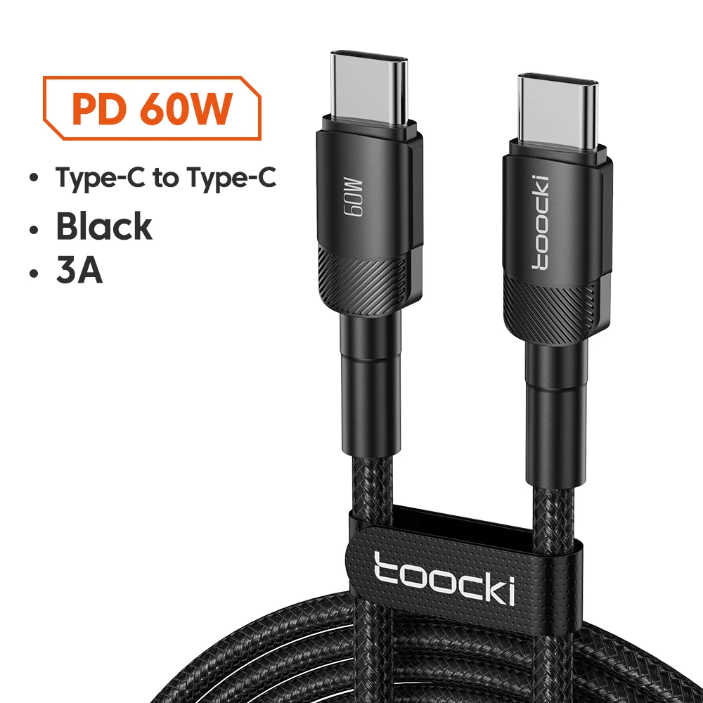 

100W/5A USB C To Type C Cable PD Fast Charging Charger Wire Data Cord For Macbook Huawei Xiaomi POCO Samsung USB C Cable