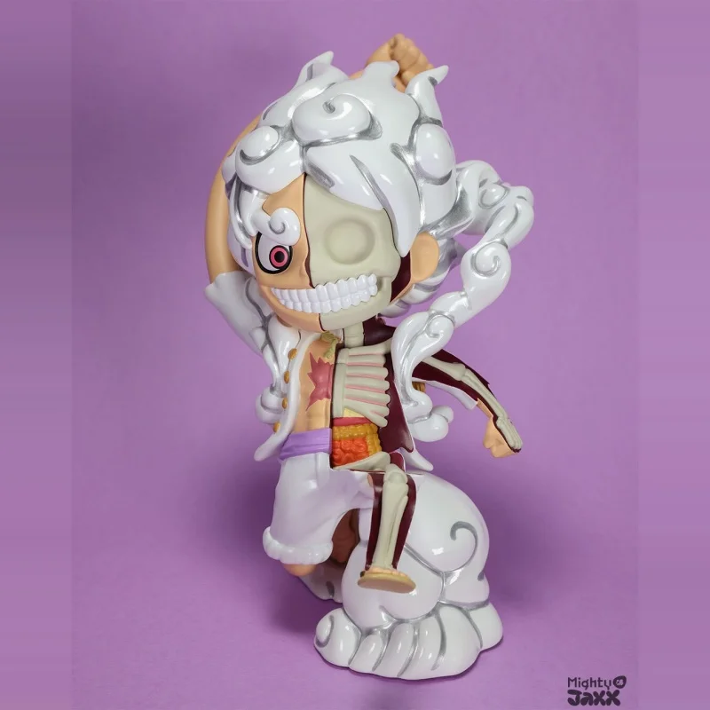 Фото Коллекционная фигурка MightyJaxx Monkey D. Luffy в форме Ники (One Piece), официальная лицензированная, с частичным скелетом, для взрослых коллекционеров №5