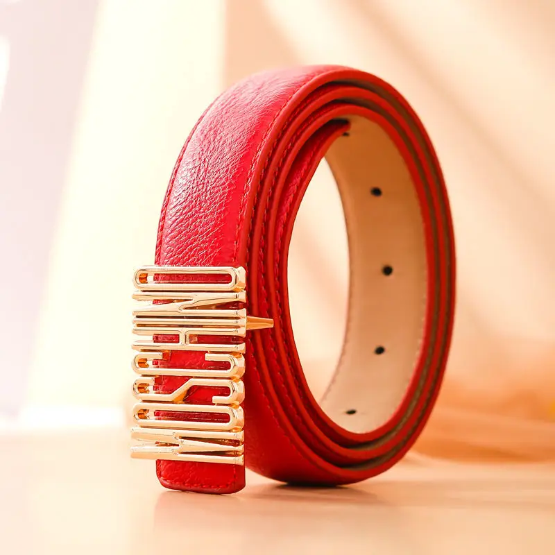 

Luxury Brand New Smooth Buckle Pants Belt Ladies Decor High Quality Belt Fashion Corset with Denim Skirt Versatile Ladies Belt