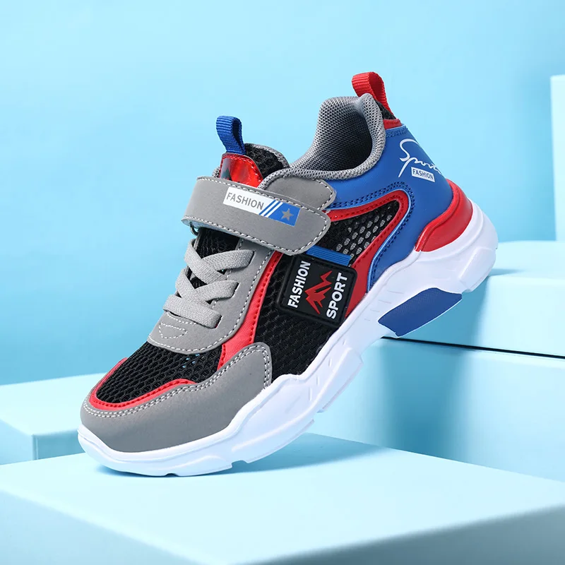 Brand Summer Children's Fashion Sports Shoes Boys' Running Shoes Breathable Outdoor Kids Sneakers Lightweight Sneakers for Boy