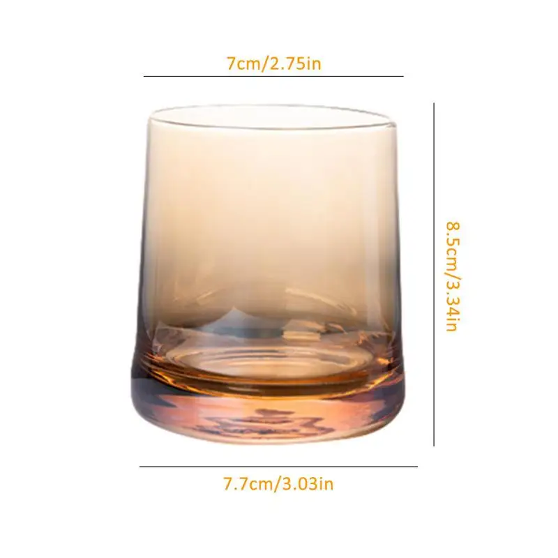 Cognac Glasses 2pcs Whiskey Tasting Glasses Colorful Neat Glass Dishwasher Cleaning For Drinking Whiskey Red Wine White Wine images - 6
