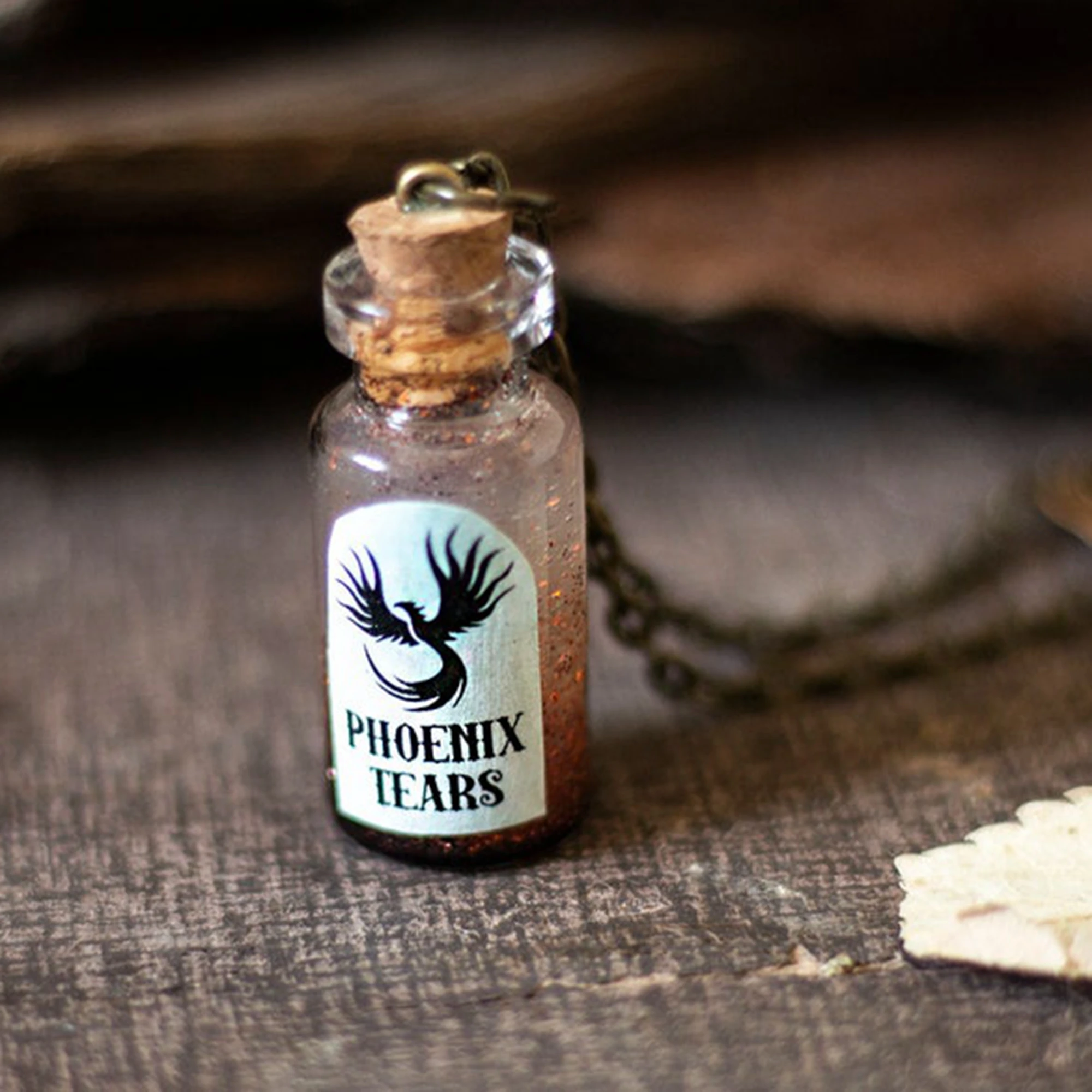 

Ожерелье Феникс в виде флакона со слезами Женское Ожерелье