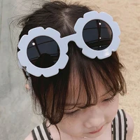 2022 new kids sunglasses girls flower shape sunglasses children eyewear boys uv400 lens baby sun glasses cute shades
