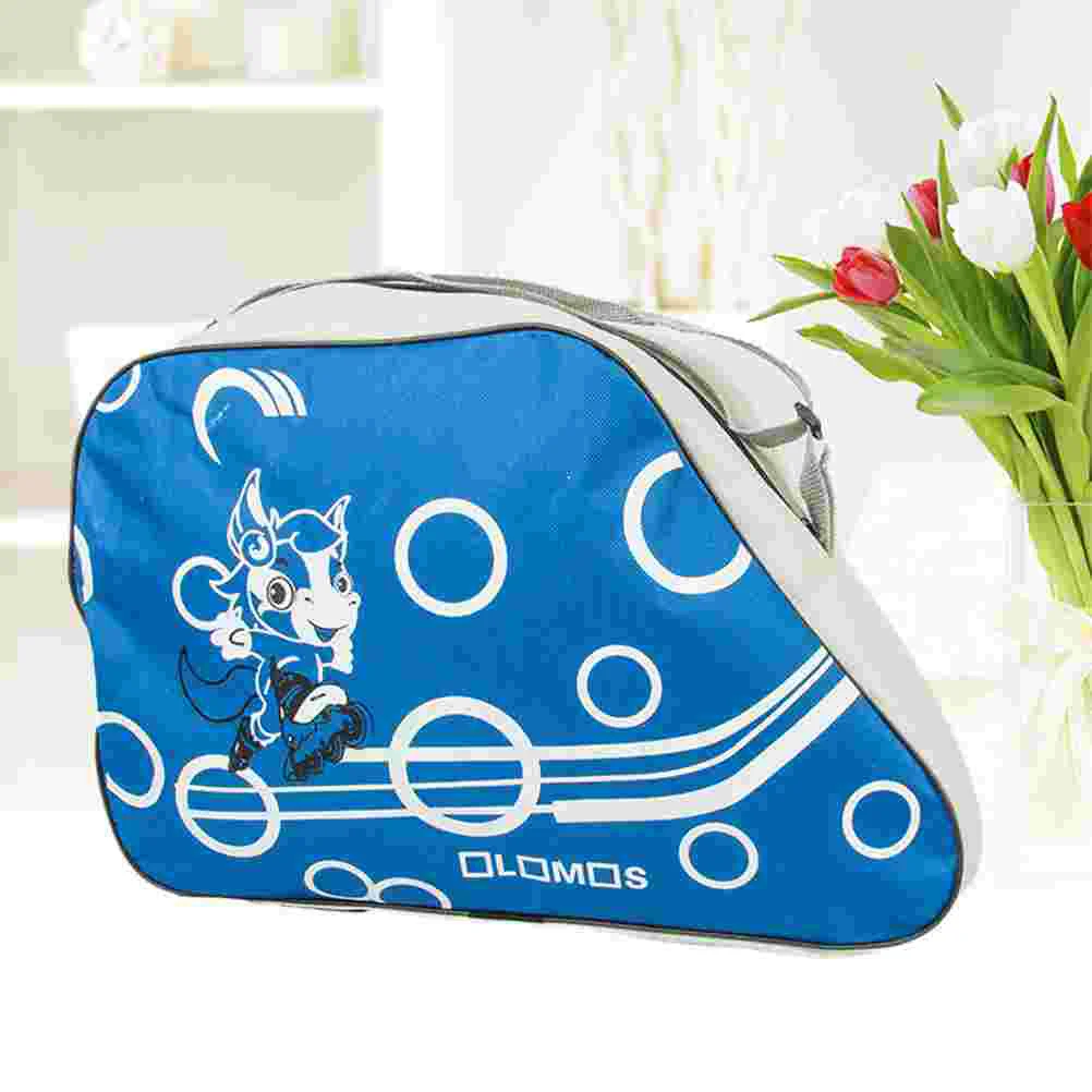 

Fashionable Printed Skating Shoes Storage Bag Portable Adjustable Shoulder Strap Storage Organizer Roller Skate Storage Bags