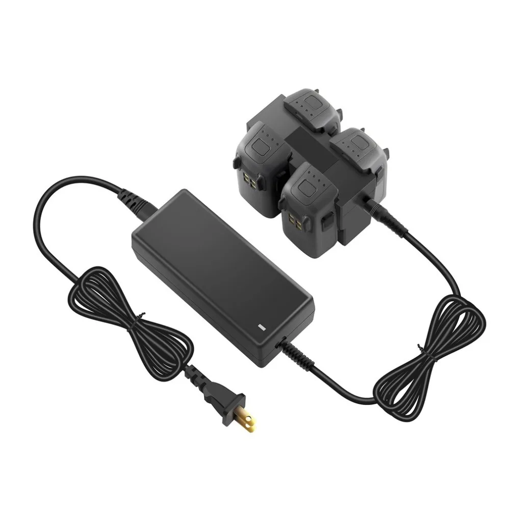 

Зарядное устройство для DJI Spark Drone втулка для быстрой зарядки с европейской вилкой, мульти-батарея, 4 порта, зарядное устройство для путешеств...