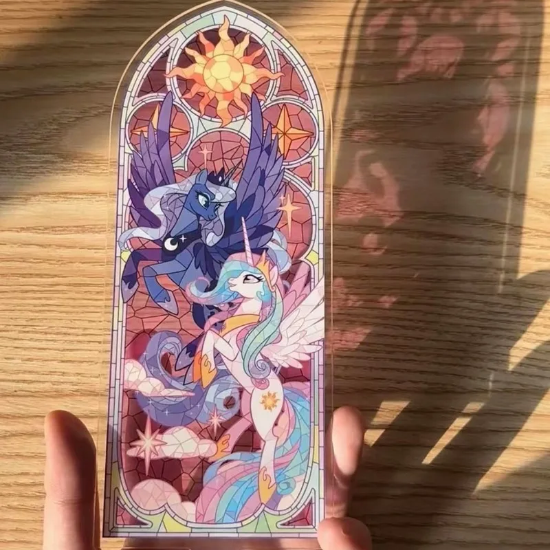 Мой маленький пони космическая принцесса цветное окно акриловая подставка