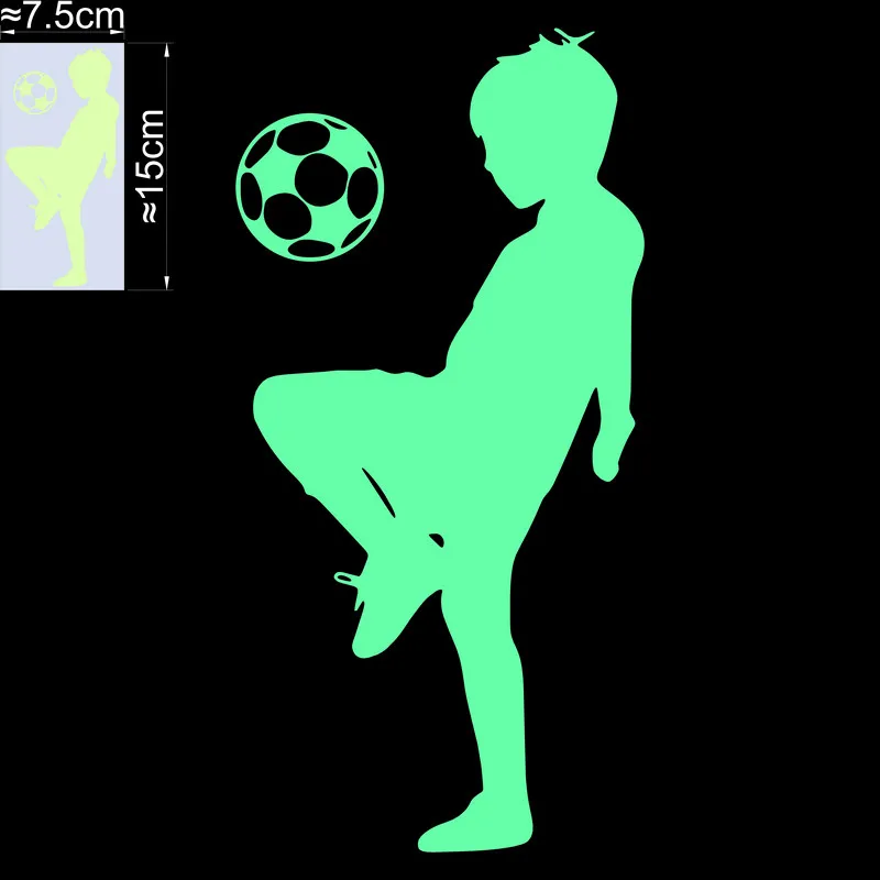 

NICELET Наклейки Glow in the Dark Футбол