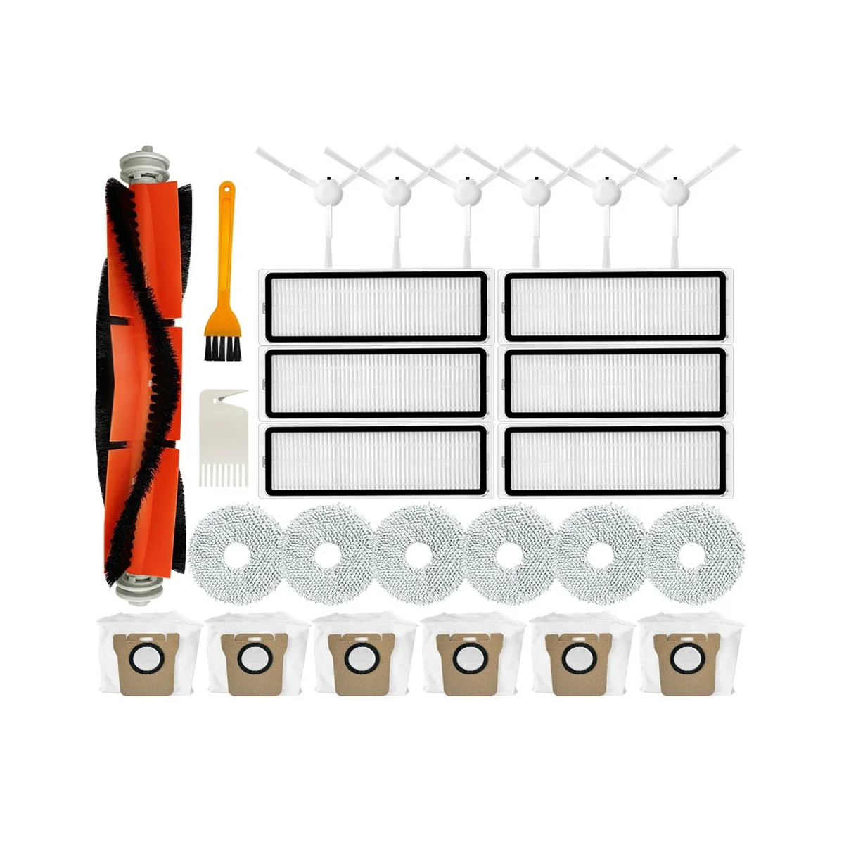 

For Xiaomi Robot Vacuum X10+ / B101CN/ Dreame L10S Ultra / S10 Pro Spare Parts Main Side Brush Hepa Filter Mop Dust Bag