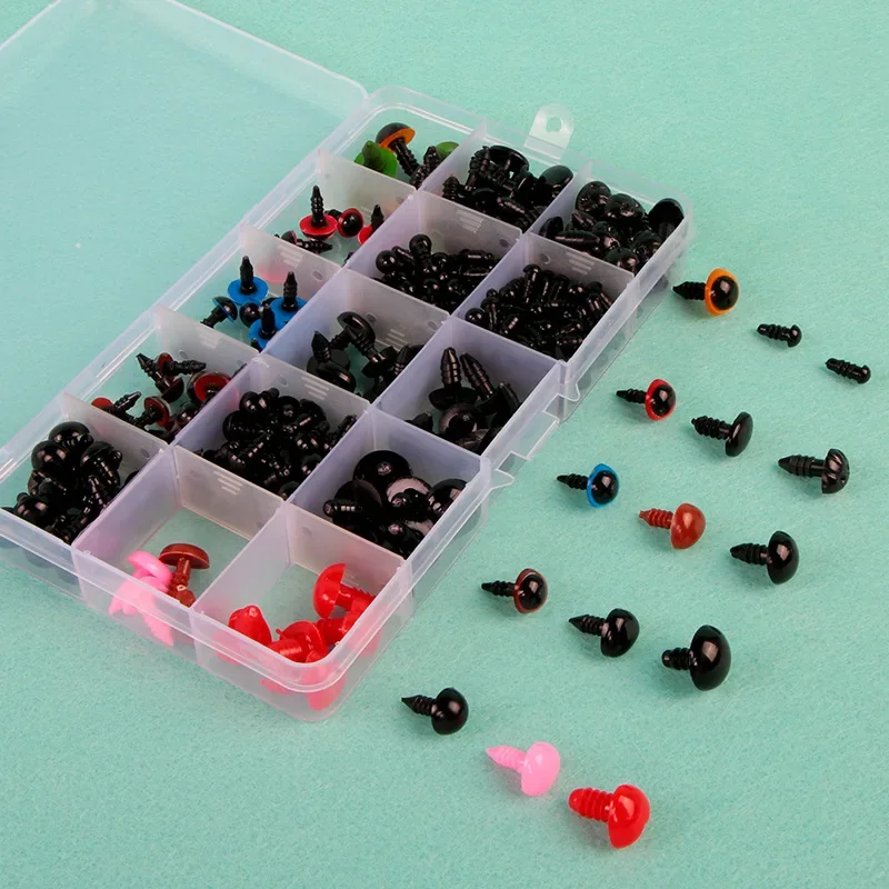 

Глаза для кукол, аксессуары, черные пластиковые плюшевые безопасные глаза для вязания крючком, разные размеры, для самостоятельной сборки, забавная игрушка, глаза медведя, Мультяшные животные, подарки