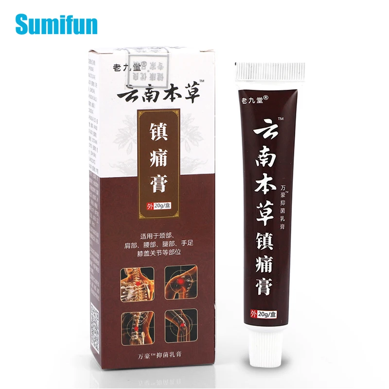 

1Box Traditional Natural Herbal Pain Relief Ointment Back Neck Knee Joint Shoulder Body Analgesic Cream Medicine Plaster
