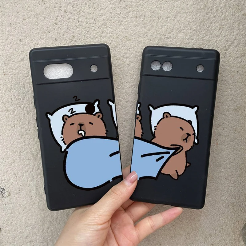 Для Google Pixel 8a милый мультяшный Забавный чехол для телефона яркий мягкий