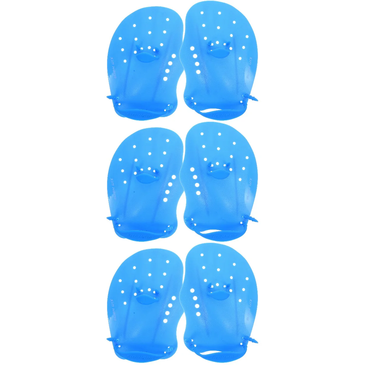 

6 Pcs Children Paddles Pool Learn Diving Auxiliary Gloves)