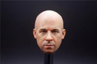 16 male soldier american film actor vin diesel head carving sculpture model accessories fit 12 action figures body in stock