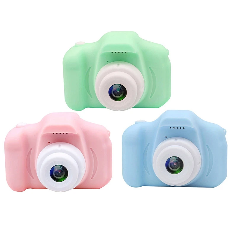 

Kids Camera 1080P Full HD 1300W Pixel Autofocus 2 Inch Color Display Screen For 3-12 Year Old Girls & Boys