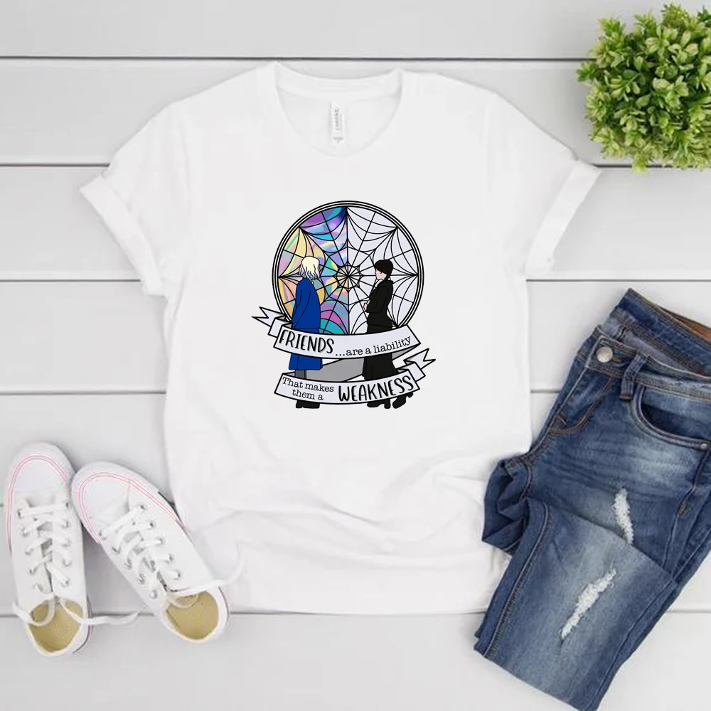 

Футболка женская с коротким рукавом и графическим принтом