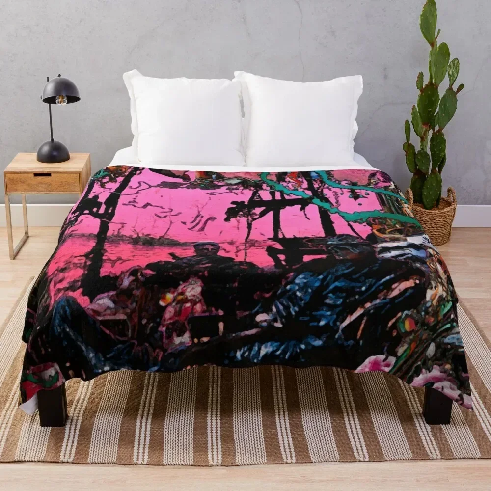 Плакат BLACK MIDI TOUR 2022 - Tour Black черный винил ад mi Плед Тонкие одеяла для диванов