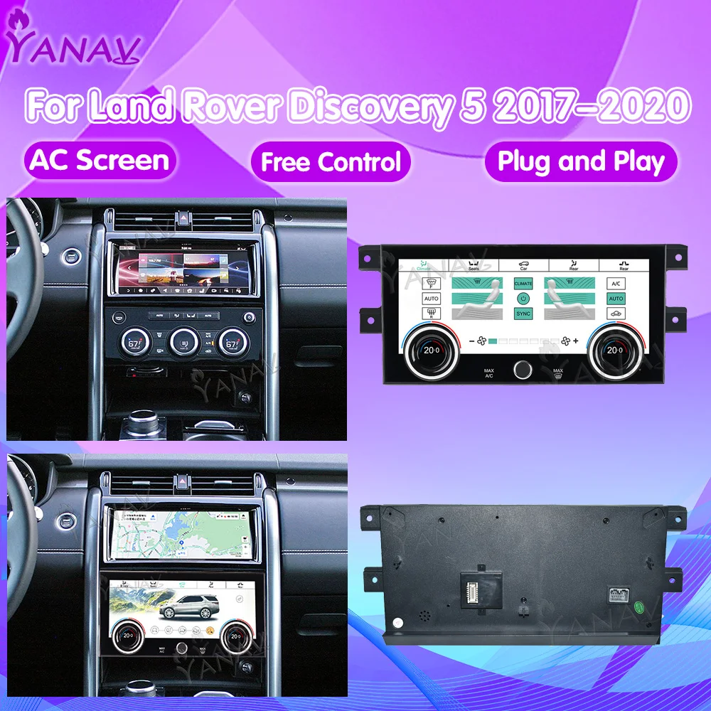 Car AC Board For Land Rover Discovery 5 L462 2017-2020 LCD Climate Control Air Conditioner Touch Screen Conditioning Panel