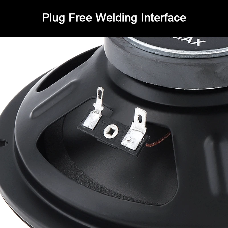 2 шт. 6 5-дюймовые автомобильные колонки 600 Вт 2-полосные Hi-Fi коаксиальные авто