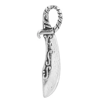 35pcslot unique personality silver color knife charms zinc alloy pendant for earrings bracelet jewelry making diy accessories
