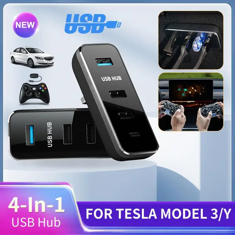 

USB-разветвитель для быстрой зарядки Tesla Model 3 Y 2022-2023