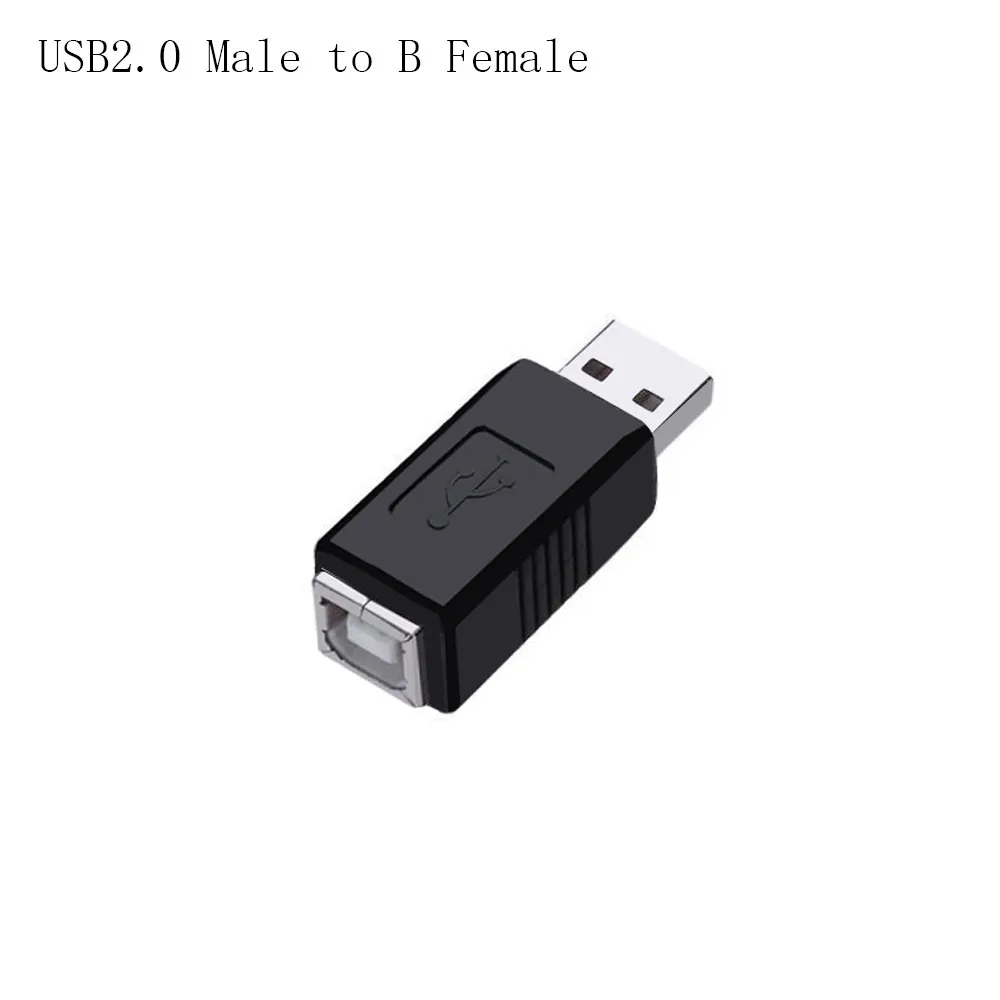 

USB 2.0 A Male/Female to B Male/Female Printer Print Converter Adapter Разъем USB 2.0 Port to B Connector Адаптер USB 2.0