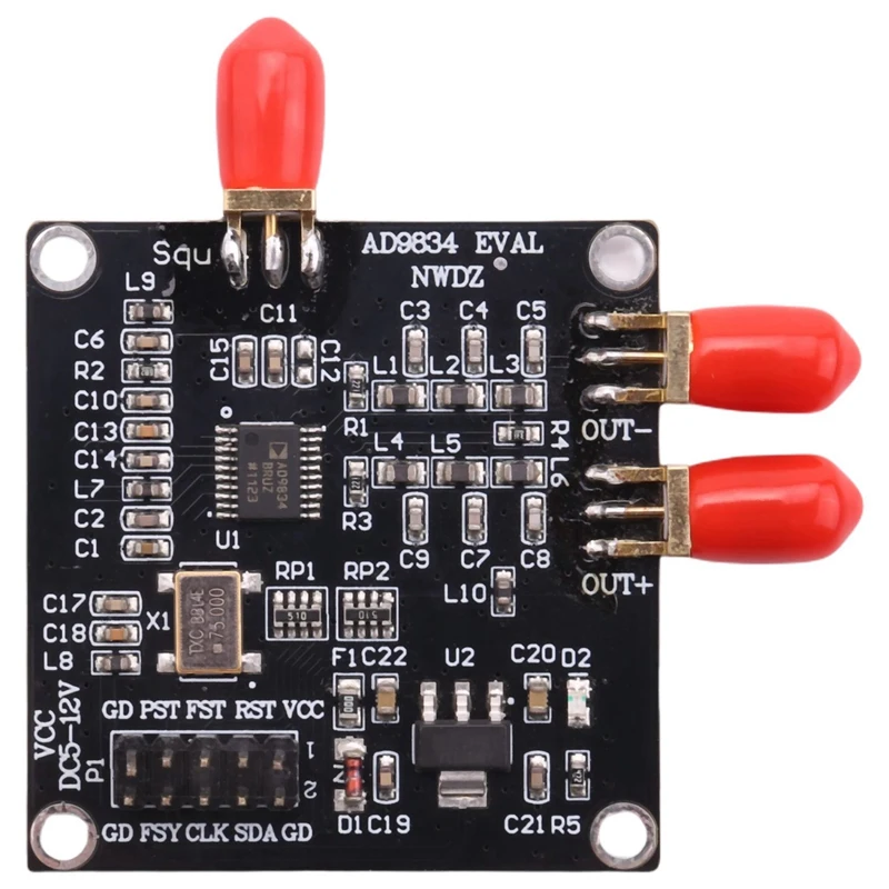 

GTBL 1PCS Signal Generator Module AD9834 DDS Sine Wave / Triangulars Signal Generator / Square Wave Generator Module