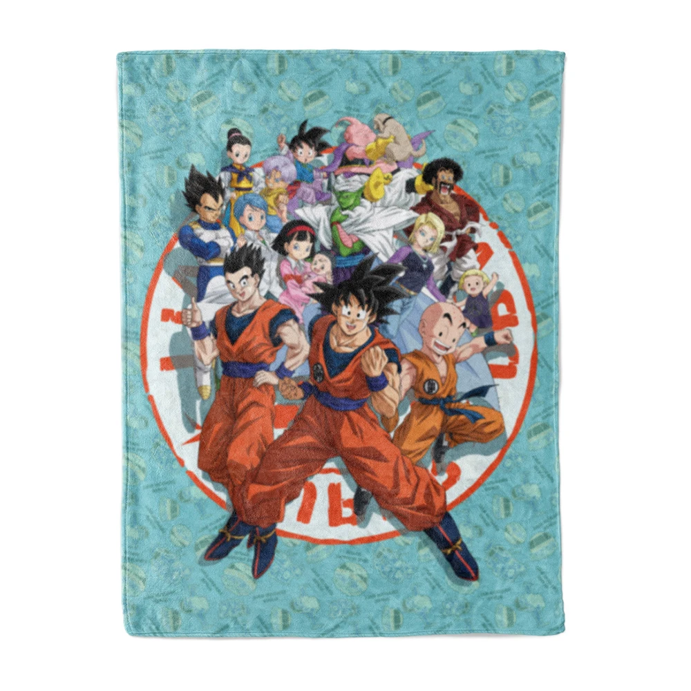 

Classic Anime Character Collection Fresh Blue Flannel Fleece Summer Lightweight Soft Cooling King Size Blanket for Children Kids