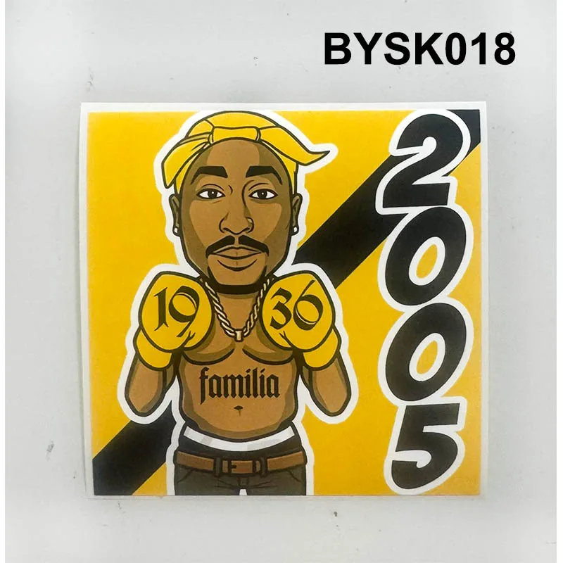 Фото 8 видов декоративных наклеек La Familia LF2005 Beitar 9*9 см для сумок, кружек, стен, холодильников BYSK016-23 (Группа III) №4