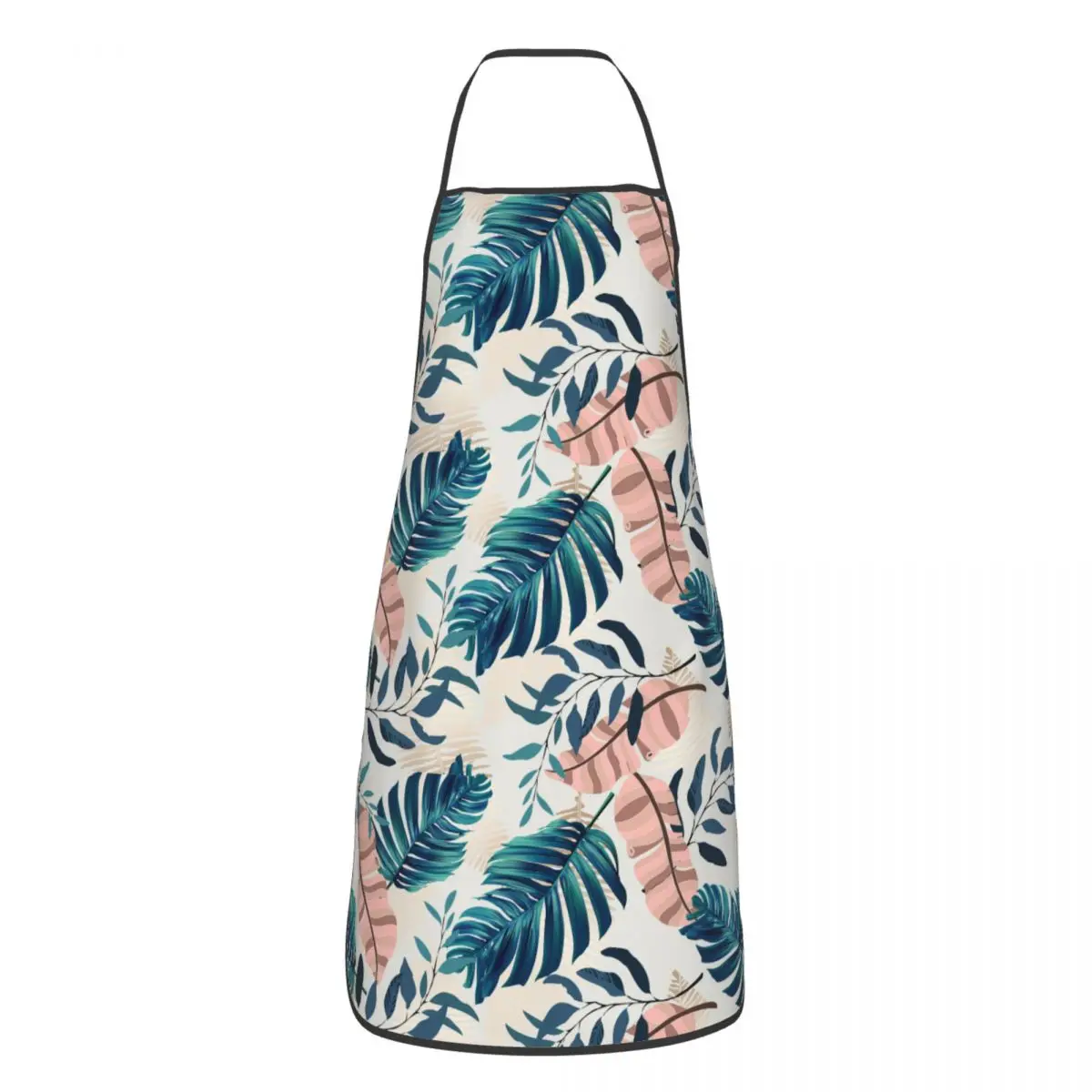 

Hawaii Style Leaf Kitchen Cuisine Aprons Waterproof Pinafores for Adult Chef Cooking Home Cleaning