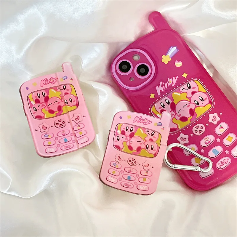 

Cute Pink Ball Old Phone AirPods 3 Case Apple AirPods 2 Case Cover AirPods Pro Case IPhone Earphone Accessories Air Pod Case