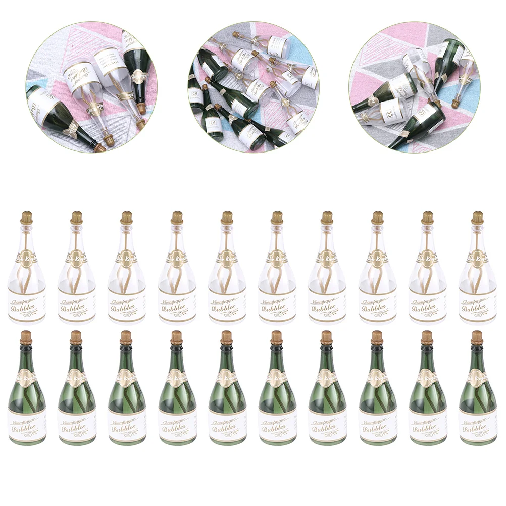 

Bubble Wedding Bottle Champagne Favors Bottles Bubbles Mini Wands Party Empty Toys Container Wand Blower Guests Shaped Blowing