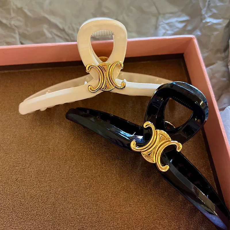 

Fashion Korea Extra Large Hair Grab Acrylic Cross-Plate Hair Grab Clip Shark Clip Catch Clip Hair Accessories 11CM