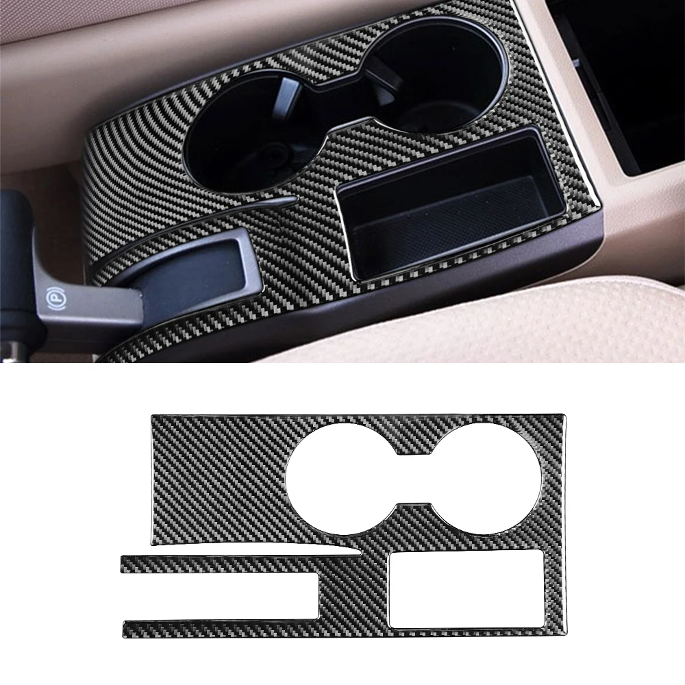 

Gear Shift Cup Holder Panel Decoration Sticker Decal Cover Trim for Honda CRV 2007-2011 Car Interior Accessories Carbon Fiber