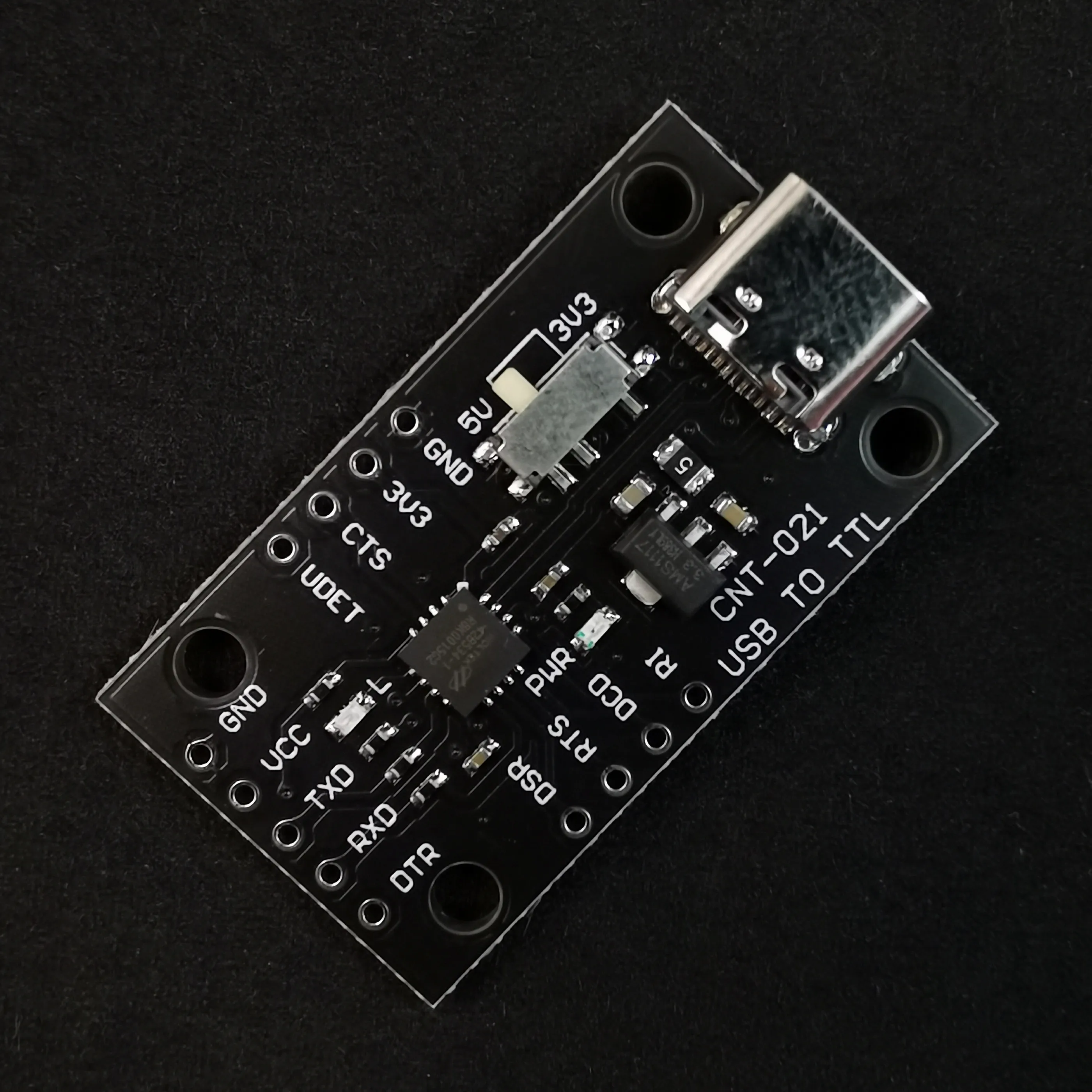 Фото HT42B534-1 Модуль USB-TTL Интерфейс типа C Напряжение 3,3 В/5 В для LGT8F328P LQFP32 MiniEVB №4