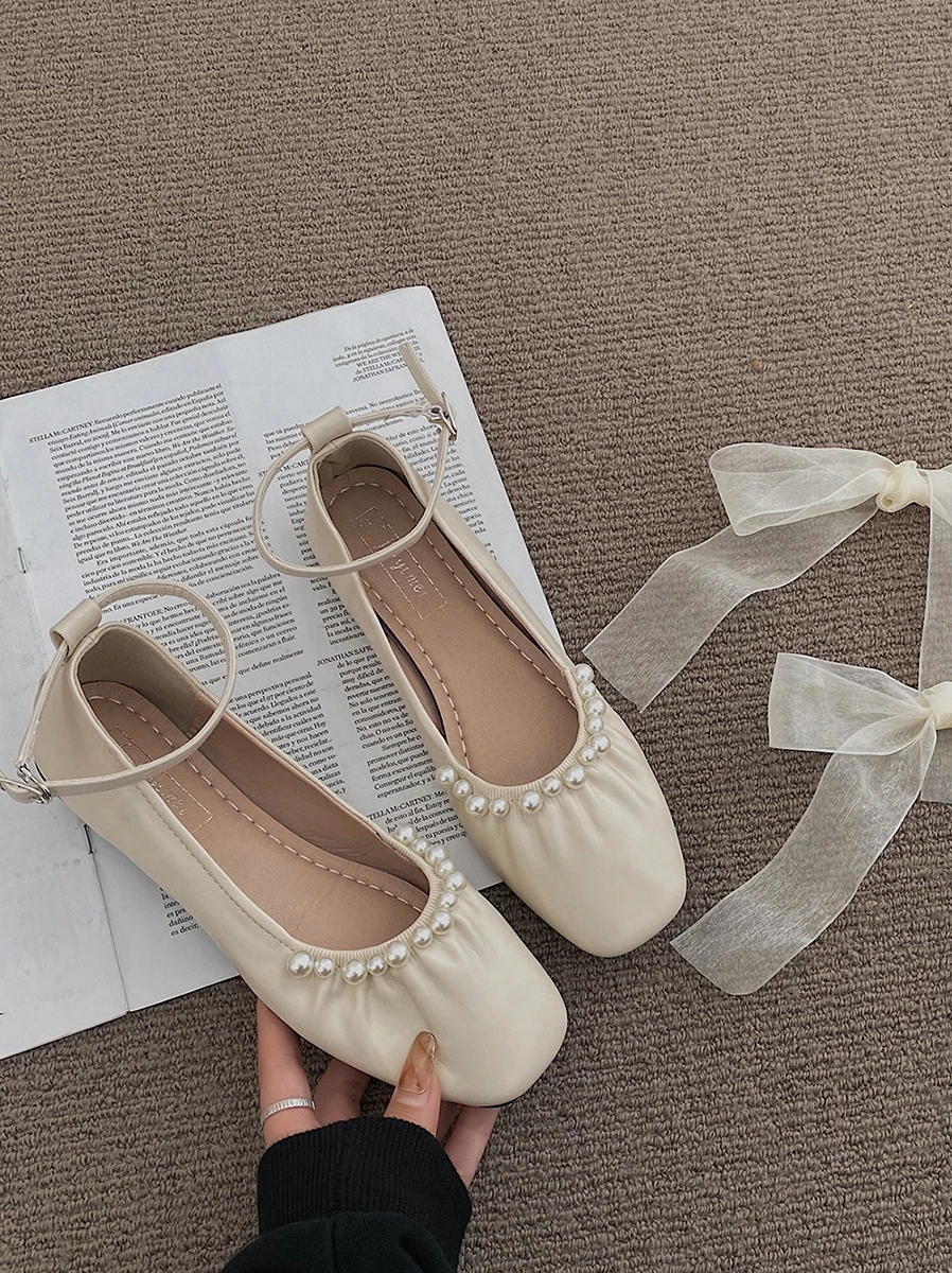 

Elegant Summer Shoes Ladies Female Footwear Shallow Mouth 2022 Fashion Women's Low Heels All-Match Soft Bow-Knot Dress Modis New