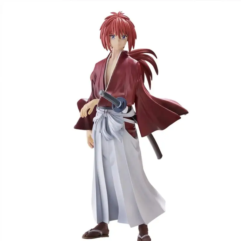 Фото Подлинная фигурка Furyu Rurouni Kenshin Trio Try It Himura Kenshin, оригинальная в наличии, аниме-фигурка, модель, коллекционная фигурка, игрушки №2