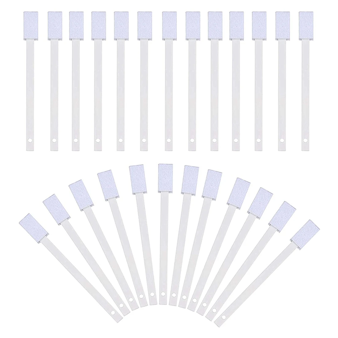 

28PCS Disposable Toilet Brush Crevice Cleaning Brushes for Toilet Corners Window Grooves Door Rails Keyboards Blinds Etc