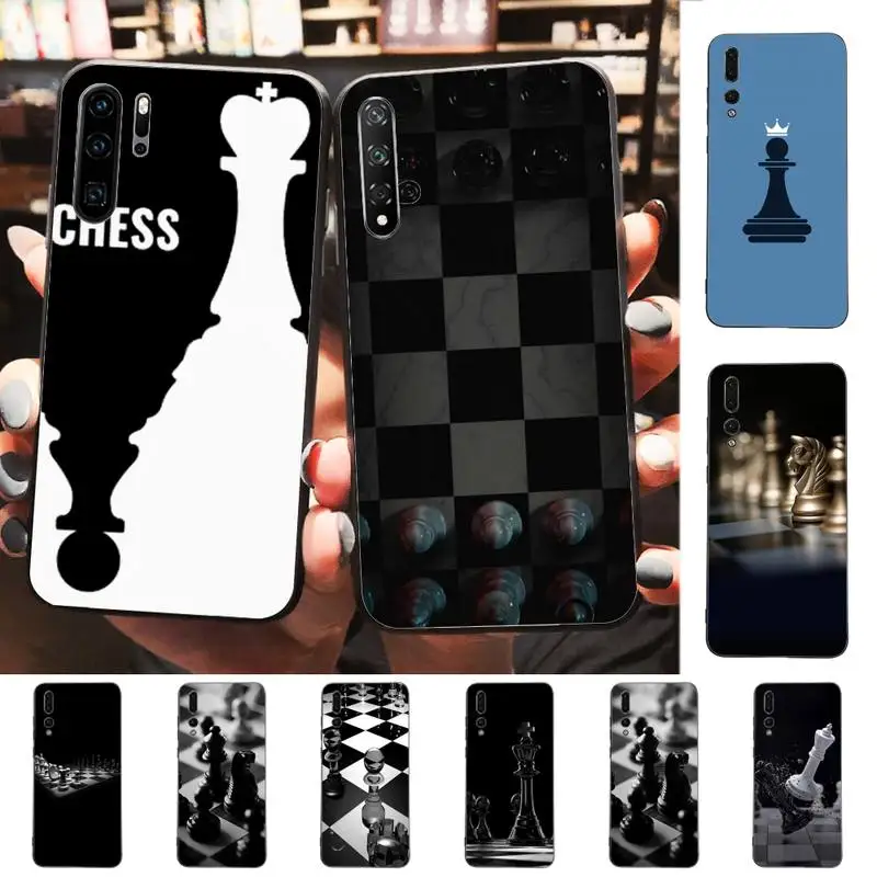 

Chess Phone Case for Huawei P30 40 20 10 8 9 lite pro plus Psmart2019