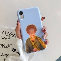 the little prince fox phone case for iphone 11 12 13 mini pro xs max 8 7 6 6s plus x xr solid candy color case