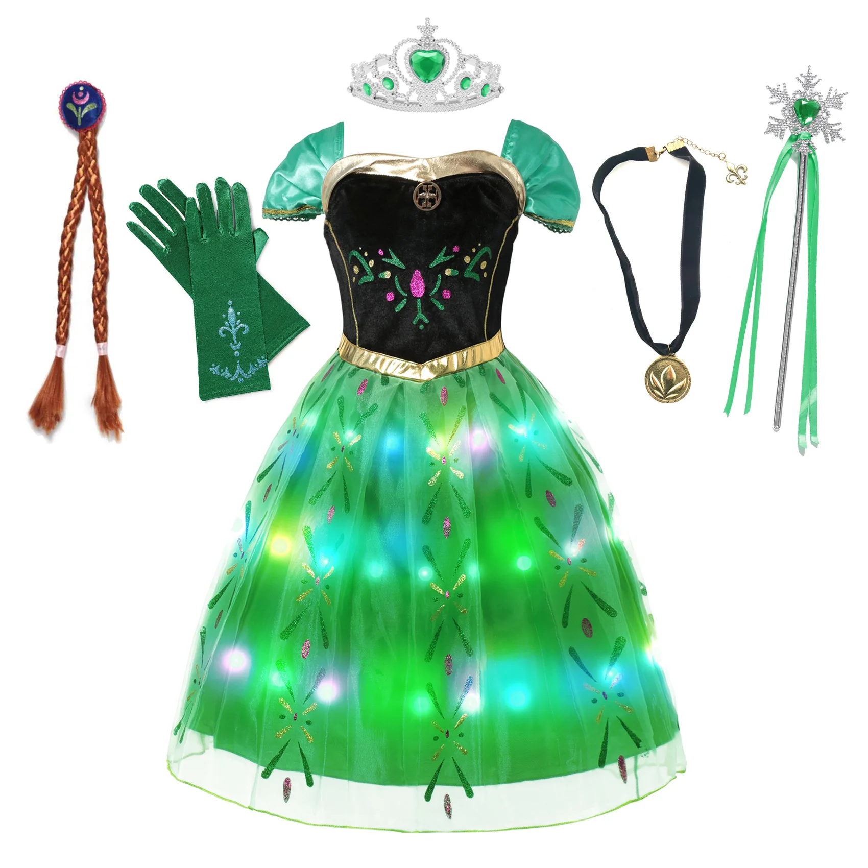 Платье принцессы Эльзы и Анны из м/ф Холодное сердце