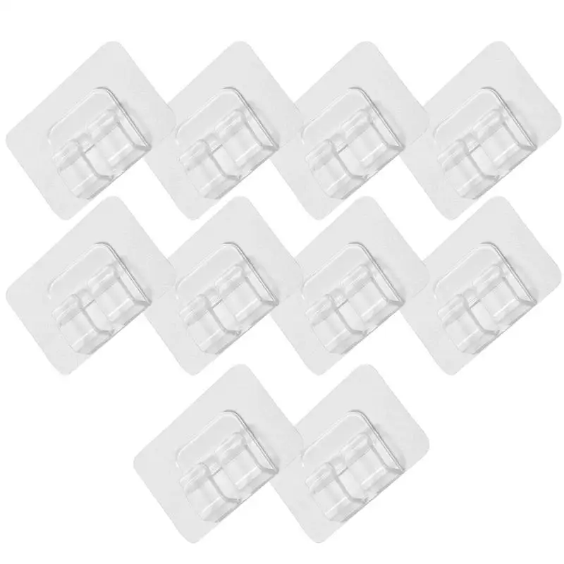 

10pcs Self Adhesive Hooks Universal Adhesive Hook Car Floor Mat Clips Reusable Multipurpose Car Mat Fixing Buckles Waterproof