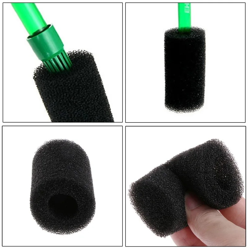 

Aquarium Filter Sponge Water Cleaning Biochemical Protector Cover Black, Filter Barrel Inlet Cotton Sleeve